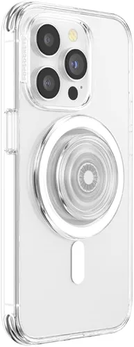 Miniatura 2 de PopSockets Agarre para teléfono MagSafe con soporte, soporte magnético, parte superior intercambiable, sujeción segura para fundas MagSafe