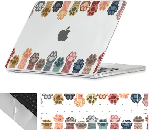 Miniatura 39 de Se7enline Funda compatible con MacBook Air de 15 pulgadas M4 M3 M2 2025 2024 2023 de 15.3 pulgadas con MacBook Air A2941/A3114/A3241 funda rígida