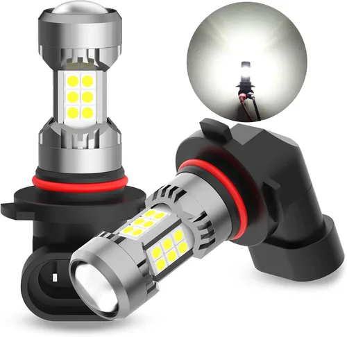 Miniatura 15 de Phinlion Bombillas LED antiniebla H10, 3200 lúmenes color azul hielo, súper brillantes PY20D 9145, focos antiniebla de repuesto para coches