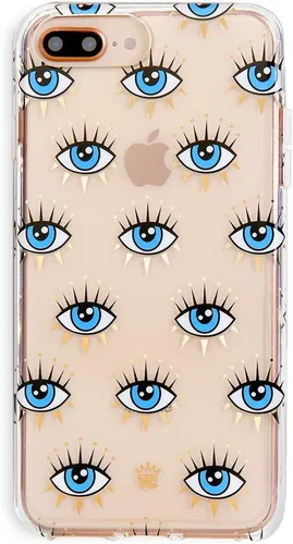 Miniatura 16 de VELVET CAVIAR Compatible con iPhone 7 Plus y iPhone 8 Plus, piña para mujeres y niñas, bonitas fundas protectoras transparentes (piñas holográficas)