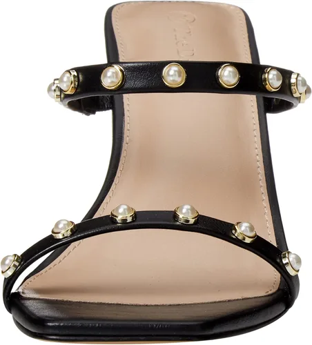 Miniatura 2 de The Drop Sandalias Avery de tacón alto con dos correas y punta cuadrada para mujer