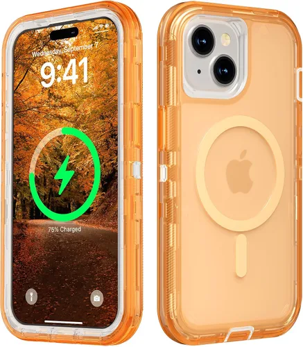 Miniatura 88 de Follaroma para iPhone 17 Pro Max, Funda Compatible con MagSafe, Funda Magnética Transparente de Doble Capa, Funda Resistente Anti-Caída y a Prueba
