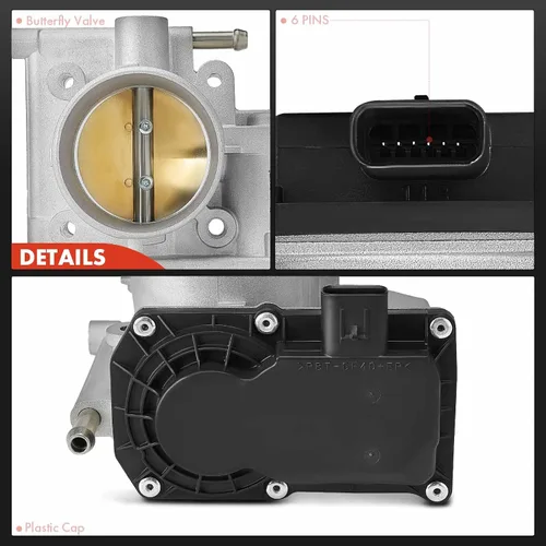 Miniatura 7 de A-Premium Conjunto de cuerpo electrónico del acelerador compatible con Mazda 3 2010-2013, 3 Sport 2010-2013, 6 2009-2013, 5 2012-2015, CX-7