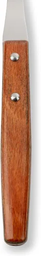 Miniatura 4 de Arcos Cuchillos de mesa de acero inoxidable, uso diario, hoja de 7.874 in, mango de madera comprimida, serie C, diseño duradero y elegante