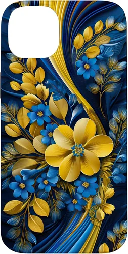 Miniatura 14 de Bandera de estilo floral de Ucrania para iPhone 11 Pro Max - Funda del orgullo ucraniano