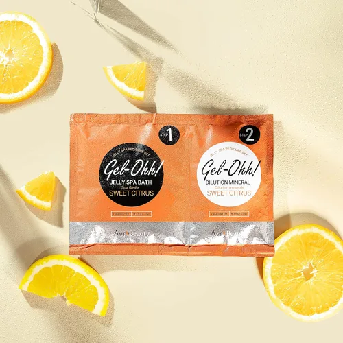 Miniatura 5 de AvryBeauty Gel-Ohh Jelly Spa Bath paquete de 3, Citrus Fresh, aroma cítrico, vitamina C, pedicura de gelatina, servicios de salón, pedicura