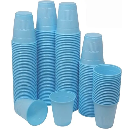 Miniatura 10 de TashiBox Vasos desechables de plástico transparente de 7 onzas para bebidas frías (200 unidades)
