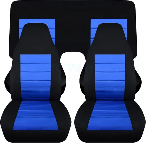 Miniatura 21 de Totally Covers Compatible con cubiertas de asiento para Chevy Camaro 1982-1992: Negro - Juego completo (23 colores) Cupé/Convertible Banco