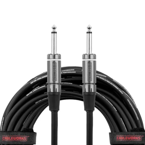 Cableworks by Gator Cases Composer Series Deluxe 3 pies recto a recto cable para instrumentos de guitarra (GCWC-INS-03)