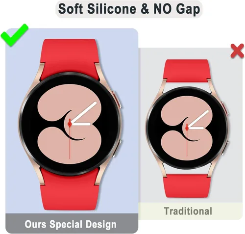 Miniatura 5 de Correas sin huecos compatibles con Samsung Galaxy Watch 7 6 5 4 FE 40mm 44mm/5 Pro 45mm/6 Classic 43mm 47mm/4 Classic 42mm 46mm, Correa de 20mm