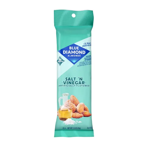 Miniatura 14 de Blue Diamond Almonds, Almendras espolvoreadas de cacao asadas al horno, 14 onzas