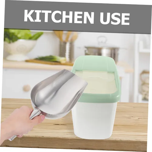 Miniatura 5 de Hemoton 1 pala multiusos de acero inoxidable versátil para granos y harina para frutos secos de arroz y frutas secas para fiestas, bodas y uso