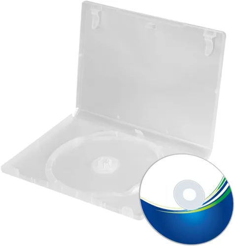 Miniatura 9 de Homoyoyo Caja de almacenamiento de CD transparente de 6 uds. Capacidad de la caja de DVD portátil para cine en casa Diseño de reconocimiento fácil