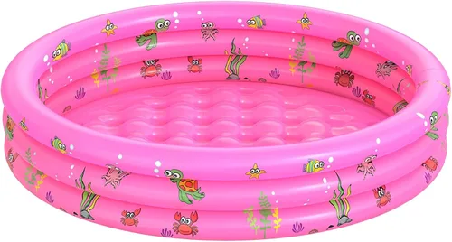 Miniatura 7 de VIVI MAO - Piscina inflable redonda para jardín, piscina portátil para niños, piscina infantil para chapotear, piscina de uso en interiores y Azul