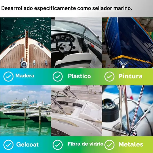 Miniatura 8 de 3M Sellador adhesivo marino de curado rápido 4200 (06560) - Sellador adhesivo flexible semipermanente para barcos y vehículos recreativos - Blanco