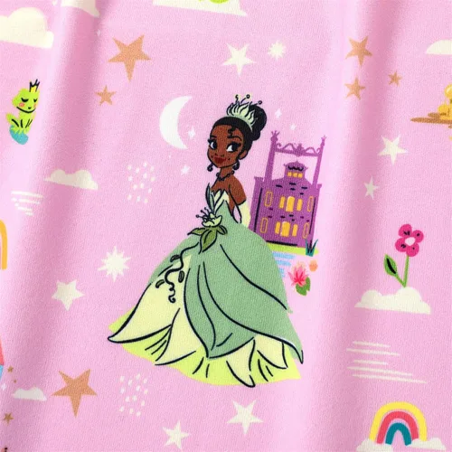 Miniatura 5 de Disney Princess Toddler Girl Dress Character Print Long Sleeve Playwear Dress 2-6 Years