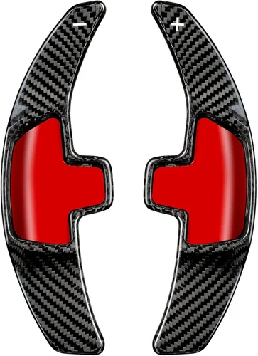 T-carbon Extensión de palanca de cambios de paleta de fibra de carbono genuina para Mercedes Benz A B C E S Clase CLA CLS GLC GLE450 GLS G Series