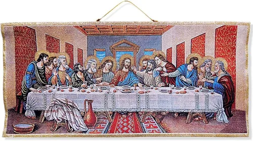 Miniatura 14 de Religious Gifts Tapiz con diseño de Virgen María y Nuestra Señora del Monte Carmelo de 18 pulgadas
