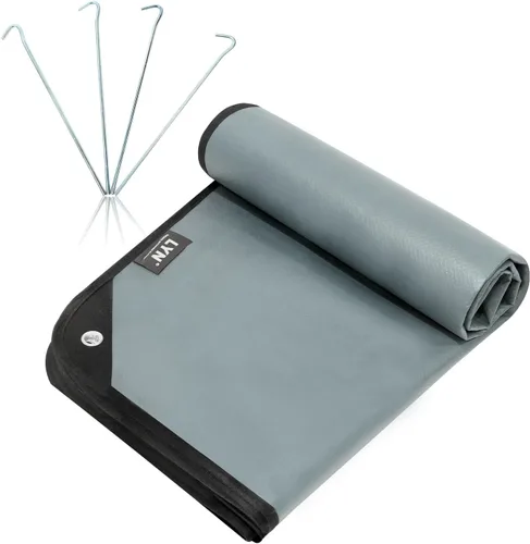 Miniatura 10 de LYN Manta de emergencia resistente, equipo de supervivencia, impermeable, aislada, lona de emergencia para camping, senderismo, bushcraft Bronceado