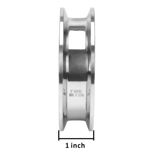 Miniatura 3 de Dernord - Tubo de bobina sanitaria con extremos de abrazadera, tubo redondo liso de acero inoxidable 304 con abrazadera triple de 7.62 cm