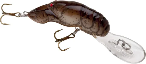 Miniatura 2 de Rebel Lures Cebo de Pesca Original Realista para Cangrejo Crankbait zanja/marrón