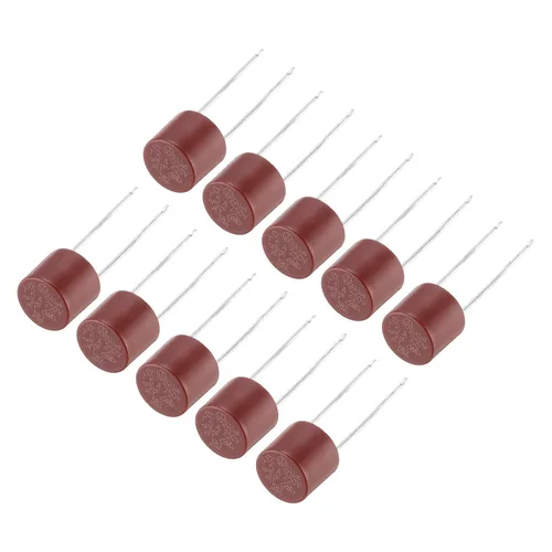 Miniatura 11 de uxcell 50pcs cilíndrico DIP montado en miniatura redondo lento micro fusible para piezas electrónicas PCB LCD reparación, T250mA 250mA 250V, rojo