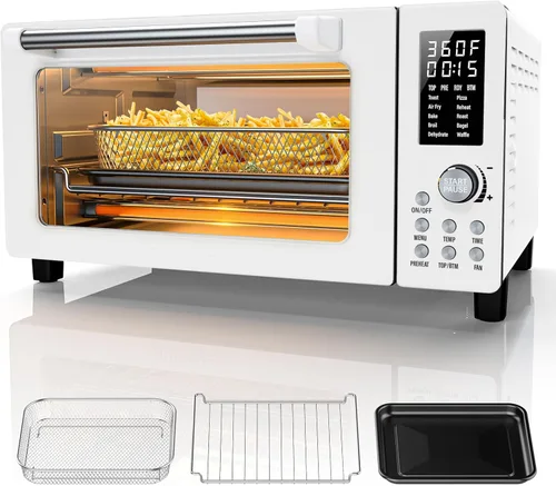 Miniatura 12 de Nuwave Bravo Pro Convección Freidora de Aire Tostador Horno Combo, 2025 Nuevo y Mejorado, 10-en-1, Controles de Temperatura 50°-450°F, Tecnología