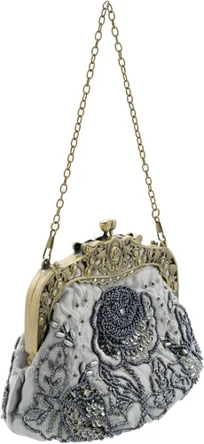 Miniatura 2 de Ro Rox Margeret - Bolso de mano vintage con cuentas florales y diamantes brillantes