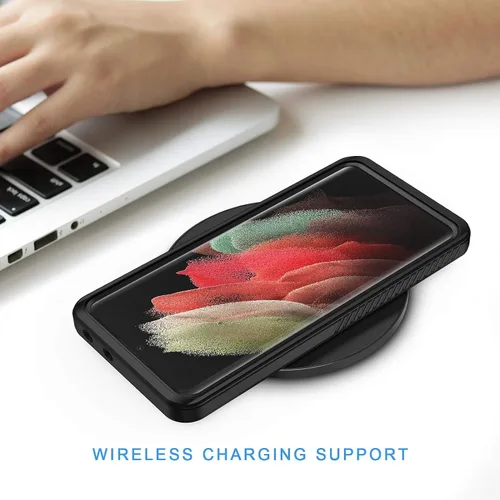 Miniatura 7 de Lanhiem - Funda para Samsung Galaxy S21, Funda Impermeable y a Prueba de Polvo IP68 con Protector de Pantalla Integrado, Funda Protectora