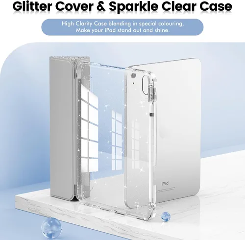 Miniatura 3 de INFILAND Funda compatible con iPad A16 de 11ª generación de 11 pulgadas 2025, funda para iPad de 10ª generación de 10.9 pulgadas, cubierta