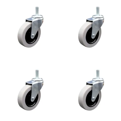 Miniatura 17 de Service Caster Marca – Compatible con/reemplazo para – Carritos de limpieza de conserje – Se adapta a la mayoría de carritos de limpieza Rubbermaid