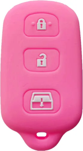Funda de silicona para llavero de entrada sin llave, repuesto para Toyota 4Runner 1999-2009 Toyota 4Runner 2001-2008 Toyota Sequoia HYQ12BBX