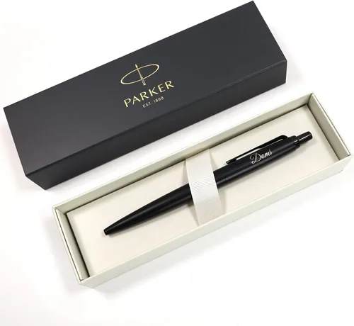 Miniatura 3 de Bolígrafo monocromático personalizado Parker Jotter XL + caja de regalo Diseña un regalo verdaderamente único Grabado con láser - Negro