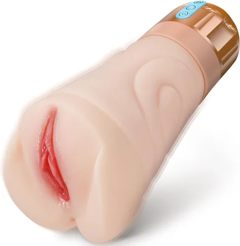 Miniatura 9 de Juguetes sexuales para adultos para hombres, Movakativ masturbador masculino de succión con bomba de pene, 10 vibraciones y 5 succiones, vibrador