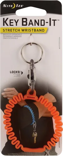 Miniatura 9 de Nite Ize KWB-03-R6 Key Band-It, pulsera elástica llavero con clip S-Biner, azul