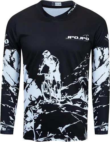 Miniatura 5 de JPOJPO Jersey MX Motocross Jerseys Dirt Bike Downhill Racing Camiseta de equitación verde, forro polar verde con licencia oficial de star wars