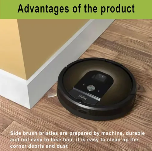 Miniatura 6 de Paquete de 6 cepillos de repuesto para iRobot Roomba i & j & e y Roomba Combo i & j Series i & j, accesorios de vacío para 6 piezas para Roomba I/J/E