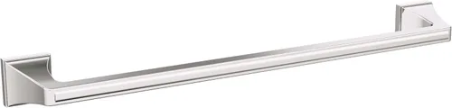 Miniatura 34 de Amerock BH36020G10 Gancho único para bata de níquel cepillado Soporte de toalla de 4-1/4 pulg. (108 mm) de longitud Mulholland Gancho