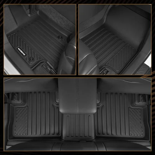 Miniatura 4 de Alfombrillas de piso Naibeve para Ford Edge 2015 2016 2017 2018 2019 2020 2021 2022 2023 2024 2025 - Ajuste personalizado para todo clima