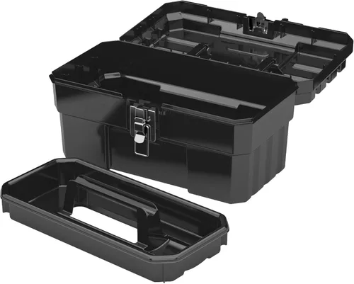 Miniatura 4 de Akro-Mils 09514 ProBox Caja de herramientas de plástico de 14 pulgadas para herramientas, caja de herramientas de almacenamiento para manualidades