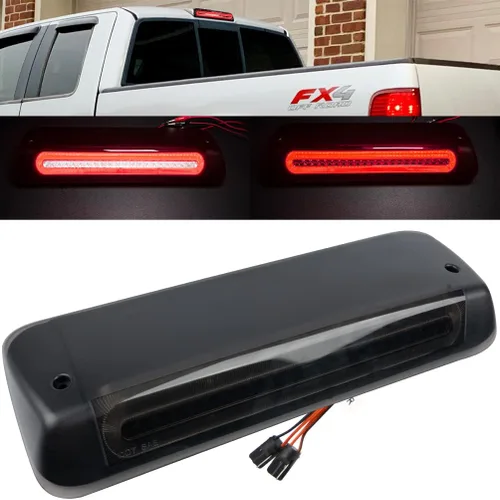 Miniatura 11 de Luces de freno terceras F150 para Ford F150 Raptor 2009 2010 2011 2012 2013 2014 Raptor luces de freno LED rojas 3ª, luces LED blancas
