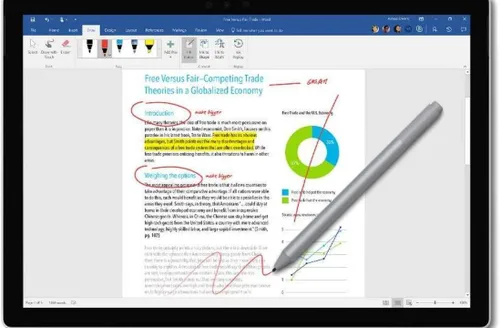 Miniatura 4 de Microsoft Surface Pen para Surface Pro 7 Pro 6 Surface Laptop 3 Surface Book 2 Laptop 2 Surface Go Studio 2 Pro 5 Pro 4 4096 Puntos de presión