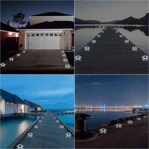 Miniatura 9 de VOLISUN Paquete de 16 luces solares para muelle de entrada