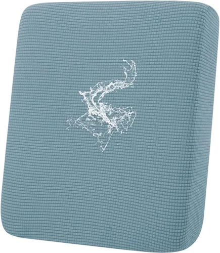 Miniatura 71 de hyha Fundas impermeables para cojines de sofá para mascotas, funda antideslizante para asiento de sofá para perros lavable, tela de jacquard Gris