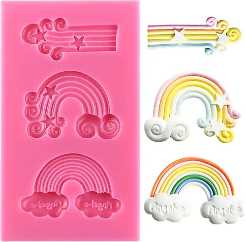 Miniatura 11 de Funshowcase Molde de silicona para decoración de pasteles de vacaciones en la playa, decoración de pasteles de fondant, decoración de cupcakes, 634