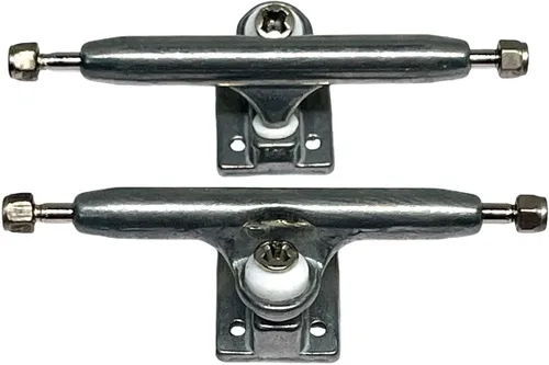 Miniatura 3 de LEEFAI Pro Camiones de Fingerboard 29/32/34/36mm G4-Color Metal Bruto Invertido Kingpin con Hardware (26mm)