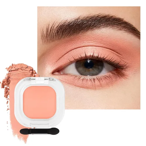 Miniatura 37 de Erinde Sombra de Ojos Negra, Sombra de Ojos Mate en Polvo Compacto, Maquillaje de Párpado de Tono Mate para Mujeres, Alta Pigmentación, Larga 01#