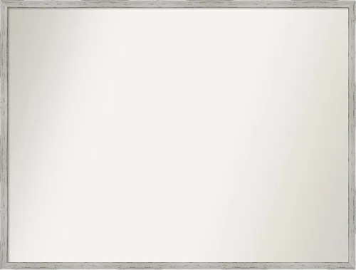Miniatura 433 de Amanti Art Espejo de baño blanco para sobre el fregadero, 32 x 45 pulgadas, espejo de tocador rectangular blanco esbelto, marco de madera moderno