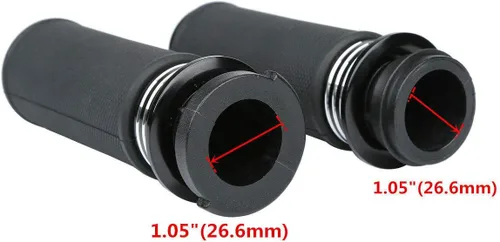 Miniatura 2 de TCT-MOTORPARTS Agarraderas eléctricas de 1 pulgada para manillar Harley Touring