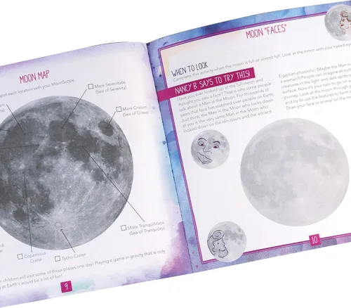 Miniatura 4 de Educational Insights Nancy B's Science Club MoonScope Telescopio para Niños, Juguetes STEM, Regalo para Niños y Niñas, Edades 8+